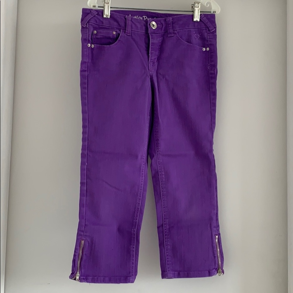 Justice Premium Jeans Cropped - Purple